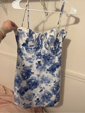 lissie formal sequin mini dress Provence Bloom Tiered Sequin Mini Dress White main image 1
